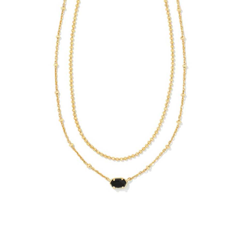 KENDRA SCOTT- Elisa Herringbone Gold Multi Strand Necklace in Gold Met –  Luka Life + Style