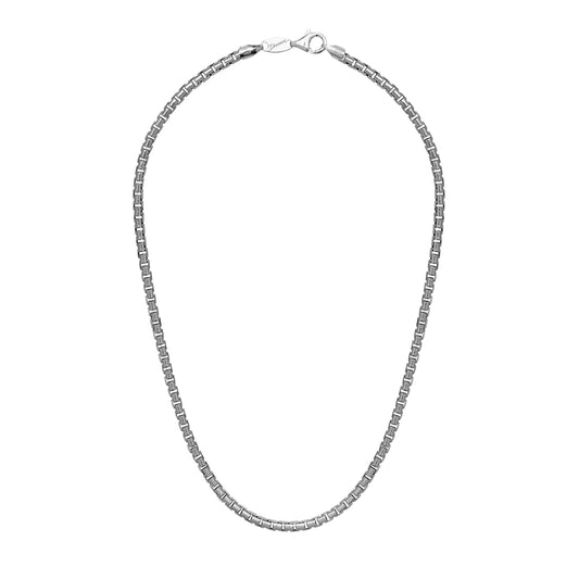 Sterling Silver Diamond Cut Link Chain Necklace - A New Day™ Silver