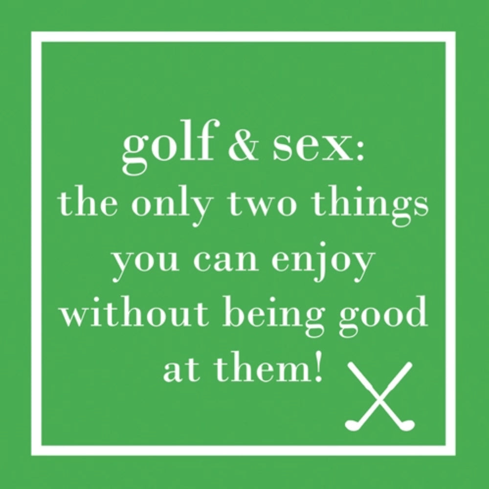 Paperproducts Design Golf & Sex Beverage Napkins