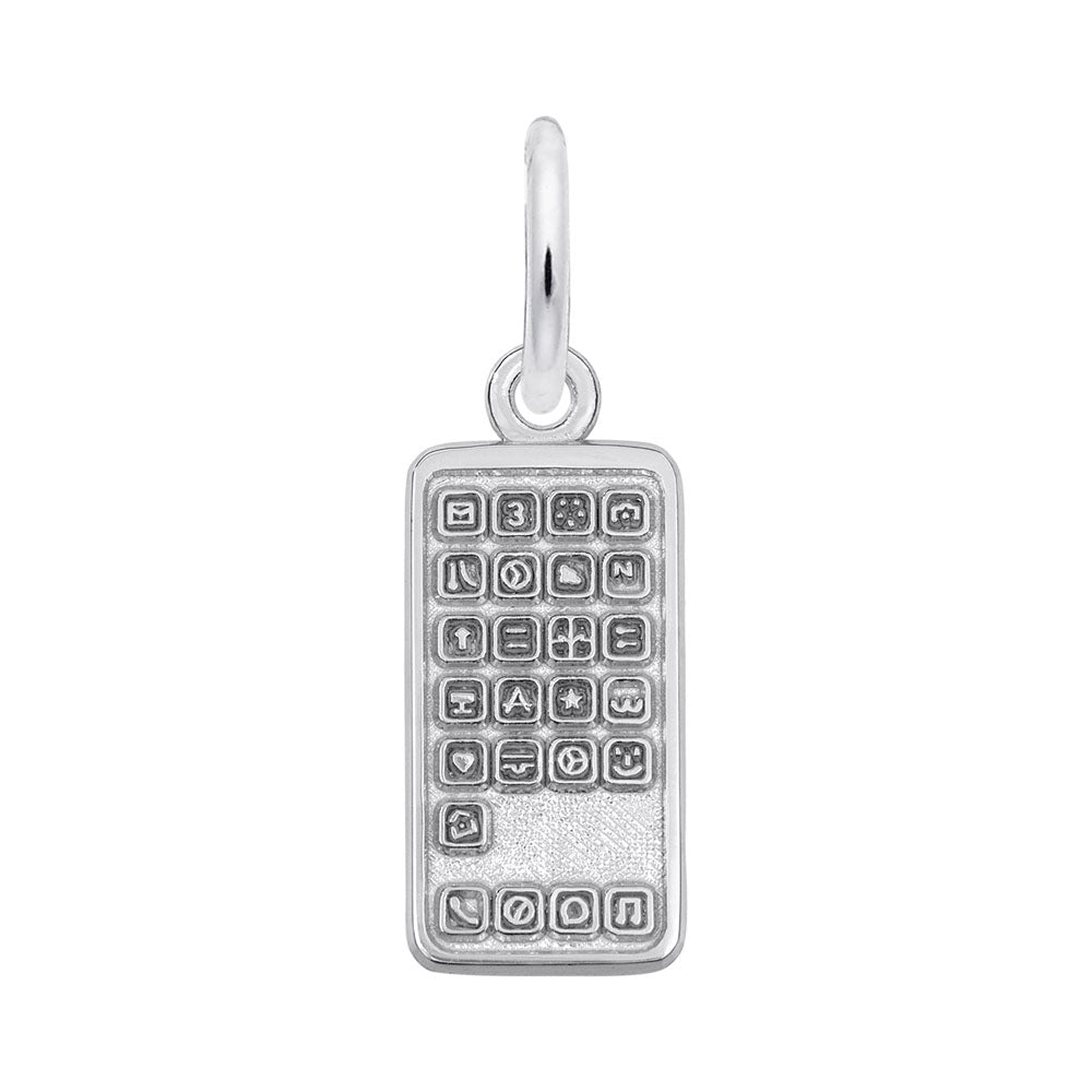 Sterling Silver Smartphone Charm