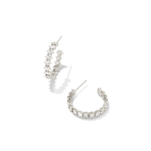 Kendra Scott Cailin Crystal Hoop Earrings