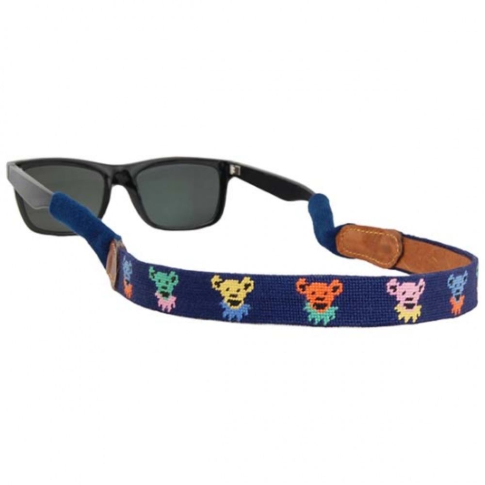 Smathers & Branson Dancing Bears Needlepoint Sunglasses Strap