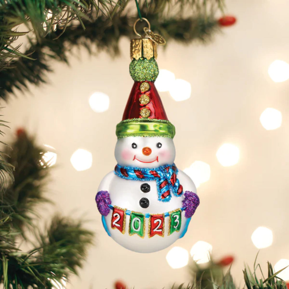 OWC 2023 Party Snowman Ornament