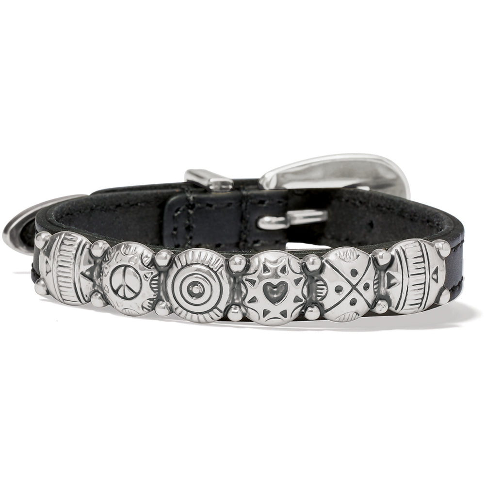 Brighton black deals leather bracelet