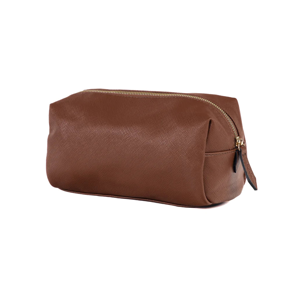 Alexa Leather Toiletry Bag