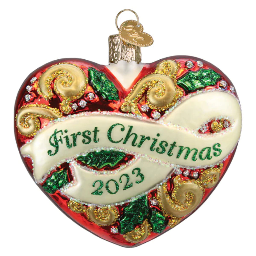 OWC 2023 First Christmas Heart Ornament