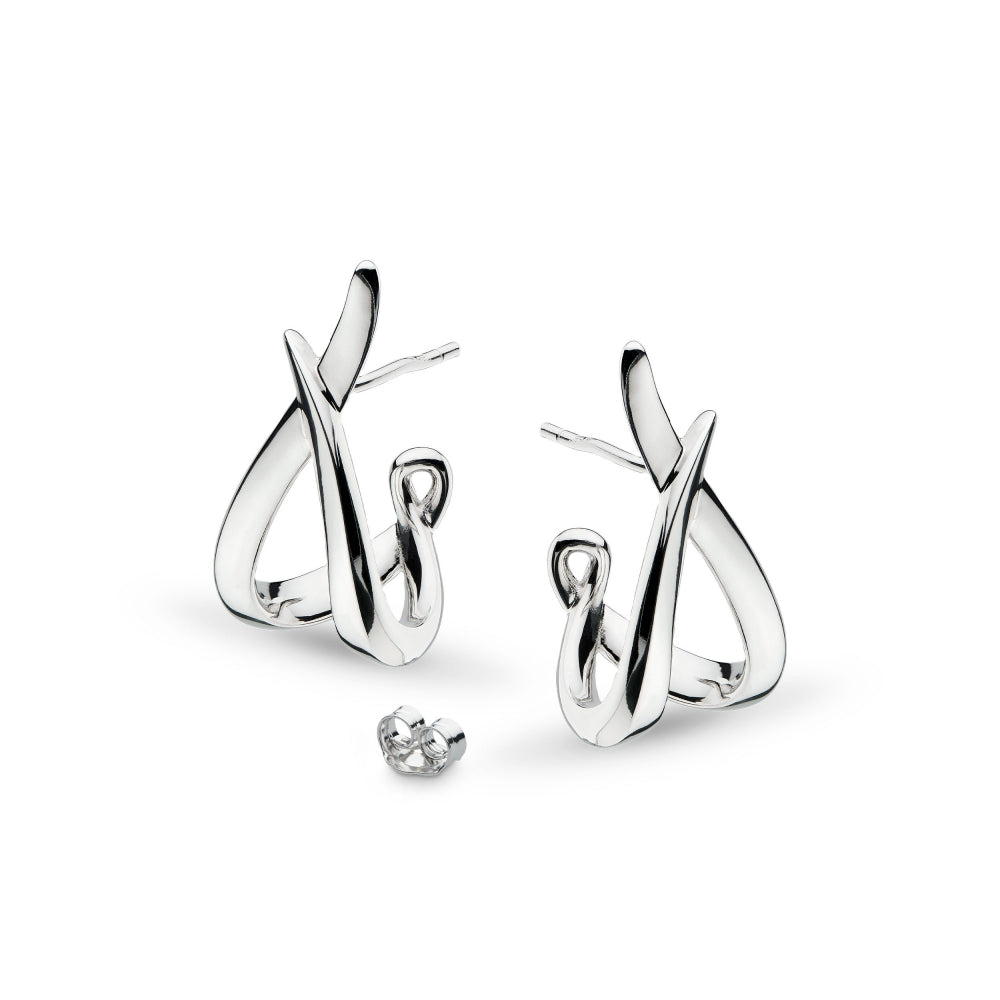 Kit Heath Entwine Twist Hoop Earrings