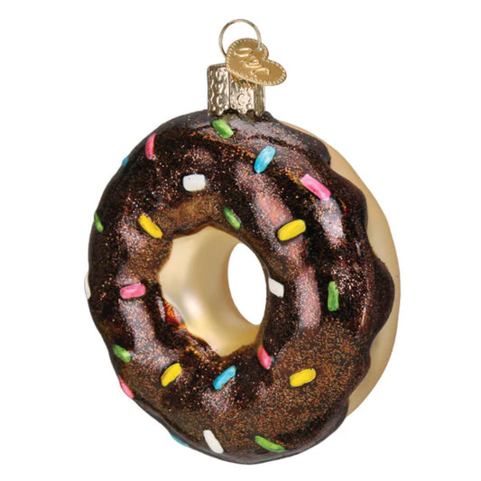 OWC Chocolate Sprinkles Donut Ornament