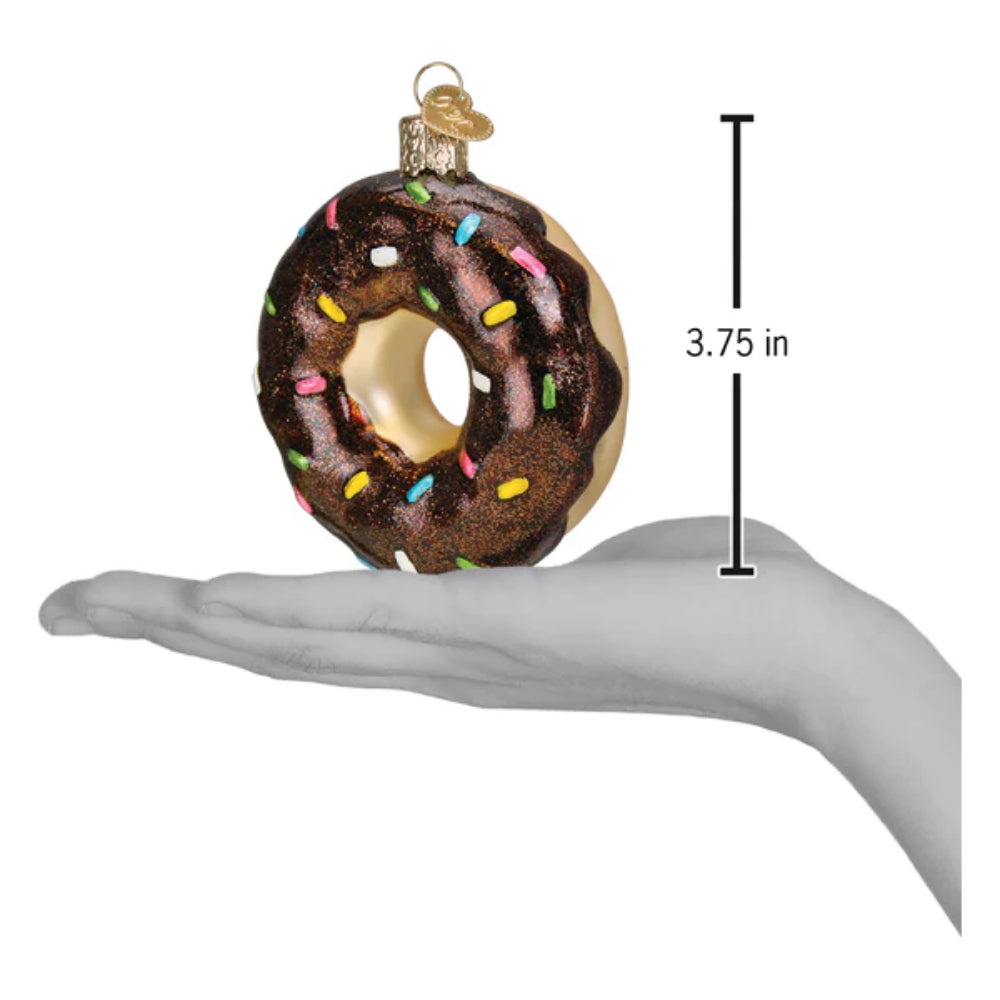 OWC Chocolate Sprinkles Donut Ornament