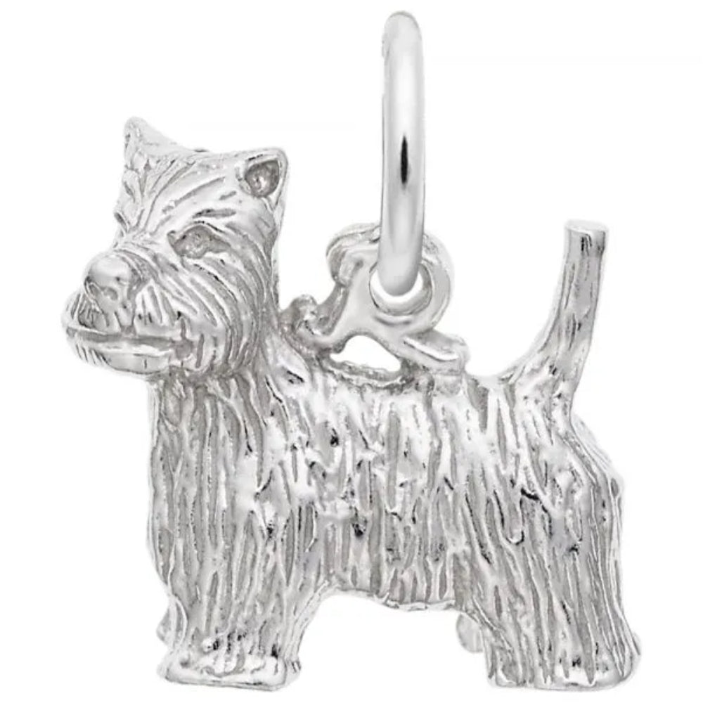 Sterling Silver West Highland Terrier Dog Charm