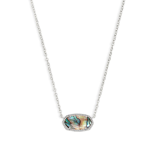 Kendra Scott Elisa Pendant Necklace in Abalone Shell