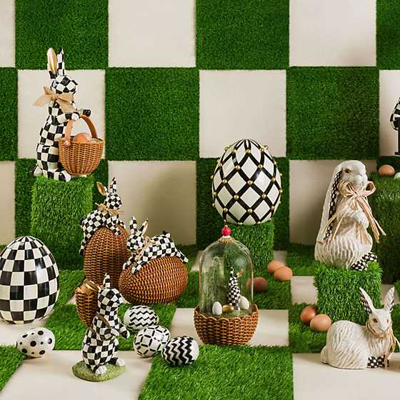 MacKenzie-Childs Courtly Check Basket Bunny – Smyth Jewelers