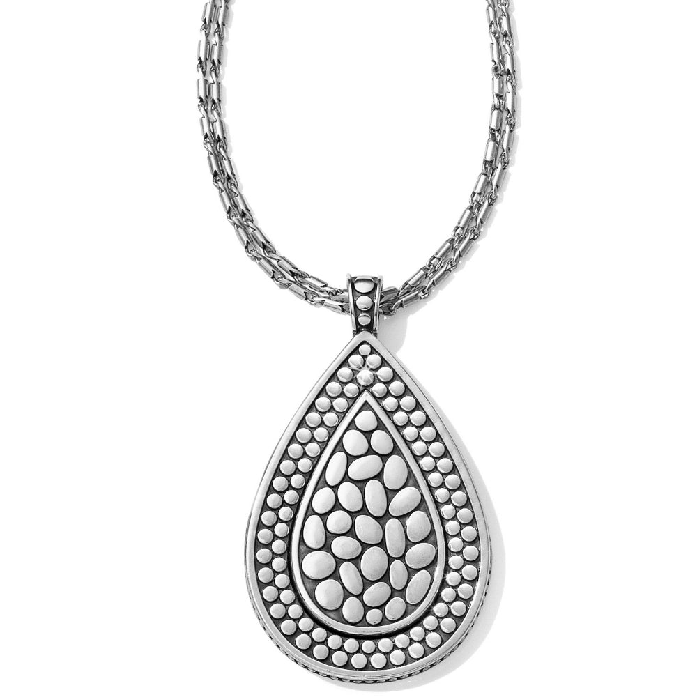 Brighton Pebble Teardrop Convertible Reversible Necklace