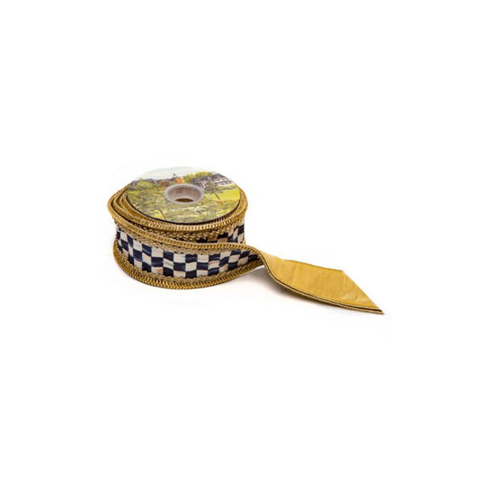 MacKenzie-Childs Courtly Check Filigree 2.5" Ribbon