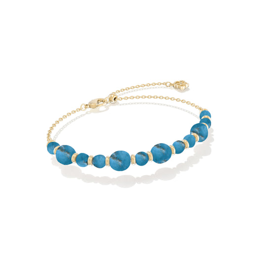 Kendra Scott Jovie Gold Beaded Delicate Chain Bracelet