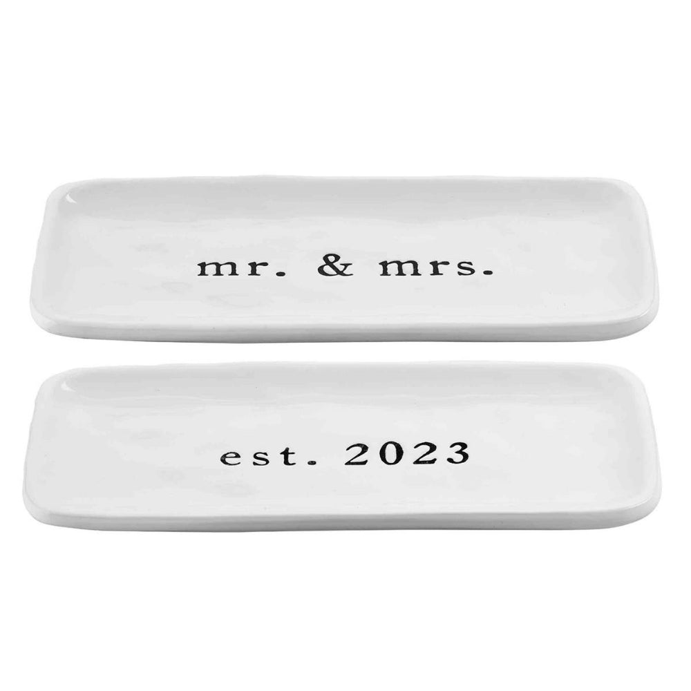 Mud Pie Mr. & Mrs. 2023 Everything Dish