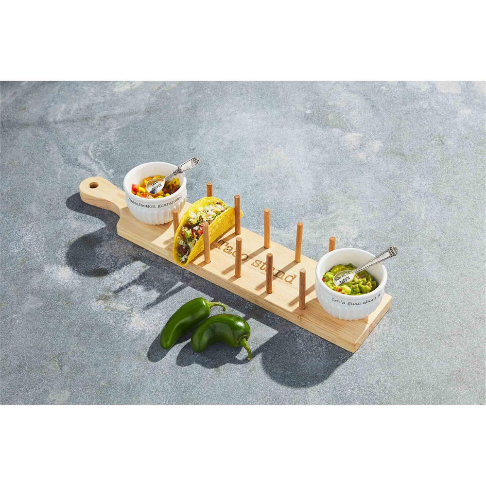 Mud Pie Taco Stand Set