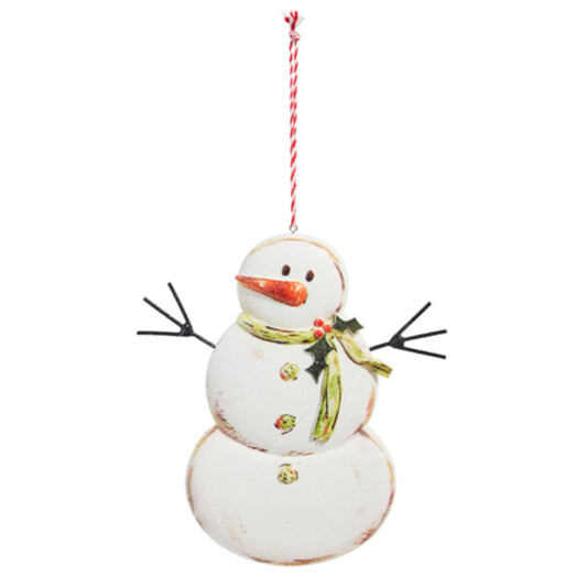 Snowman Ornament - 6"