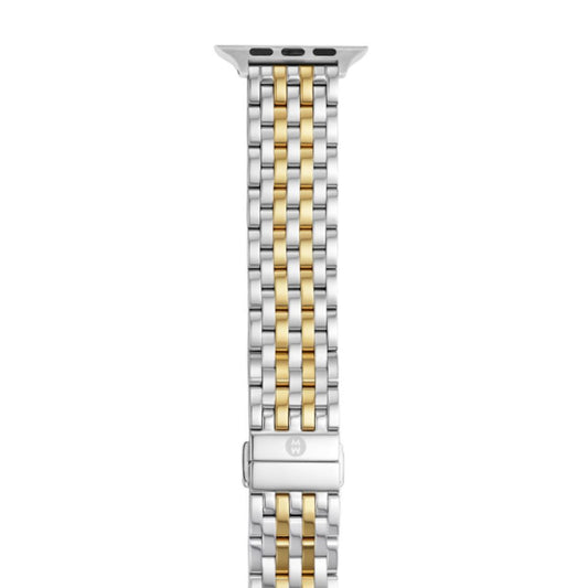 Michele Two-Tone 18K Gold-Plated Bracelet Band for Apple Watch®