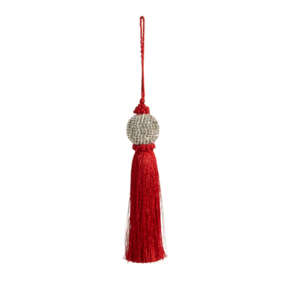 Raz Imports Red Tassel Ornament