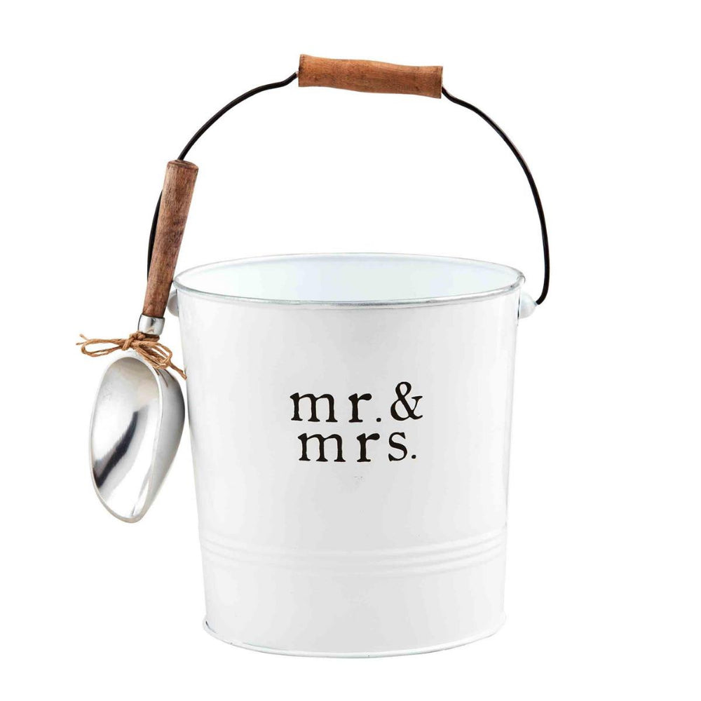 Mud Pie Mr. & Mrs. Ice Bucket - In store Pick Up Only