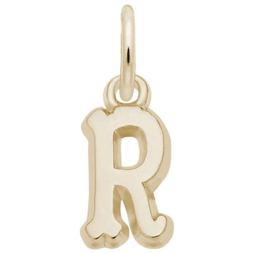 14Y Small Serif Initial R Charm