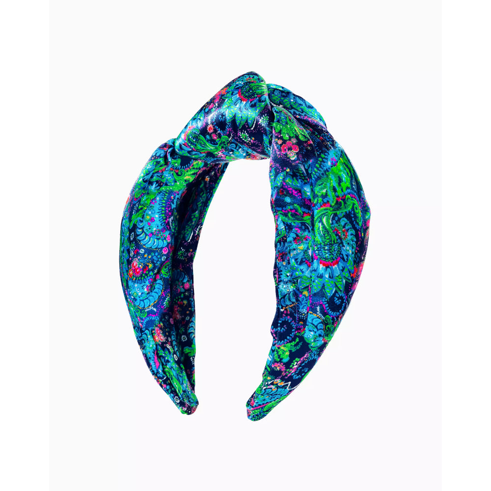 Lilly Pulitzer Wide Knotted Headband- Take Me to the Sea