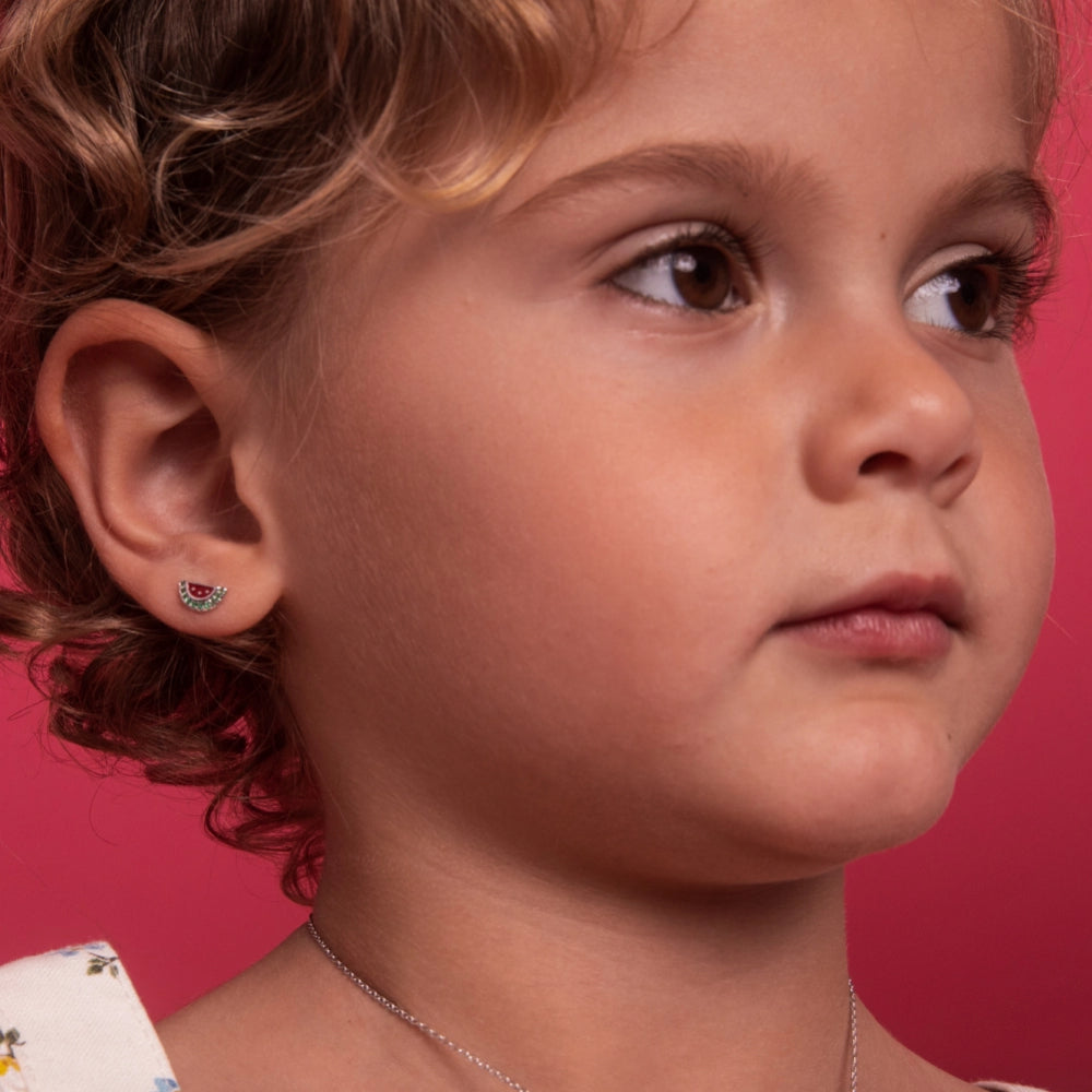 earring baby girl� | Baby ear piercing, Ear piercing care, Ear piercings