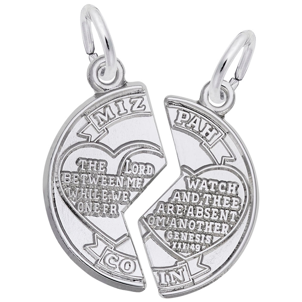 Sterling Silver Mitzpah Charm