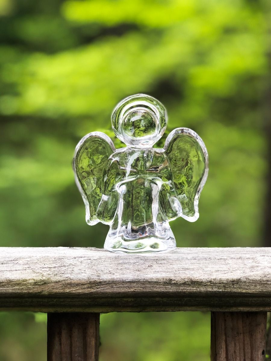 Angel Figurine Hand online Blown Glass