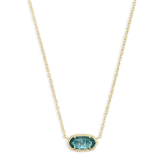 Kendra Scott Elisa Pendant Necklace in London Blue