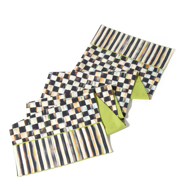 MacKenzie-Childs Courtly Check & Stripe Table Runner – Smyth Jewelers