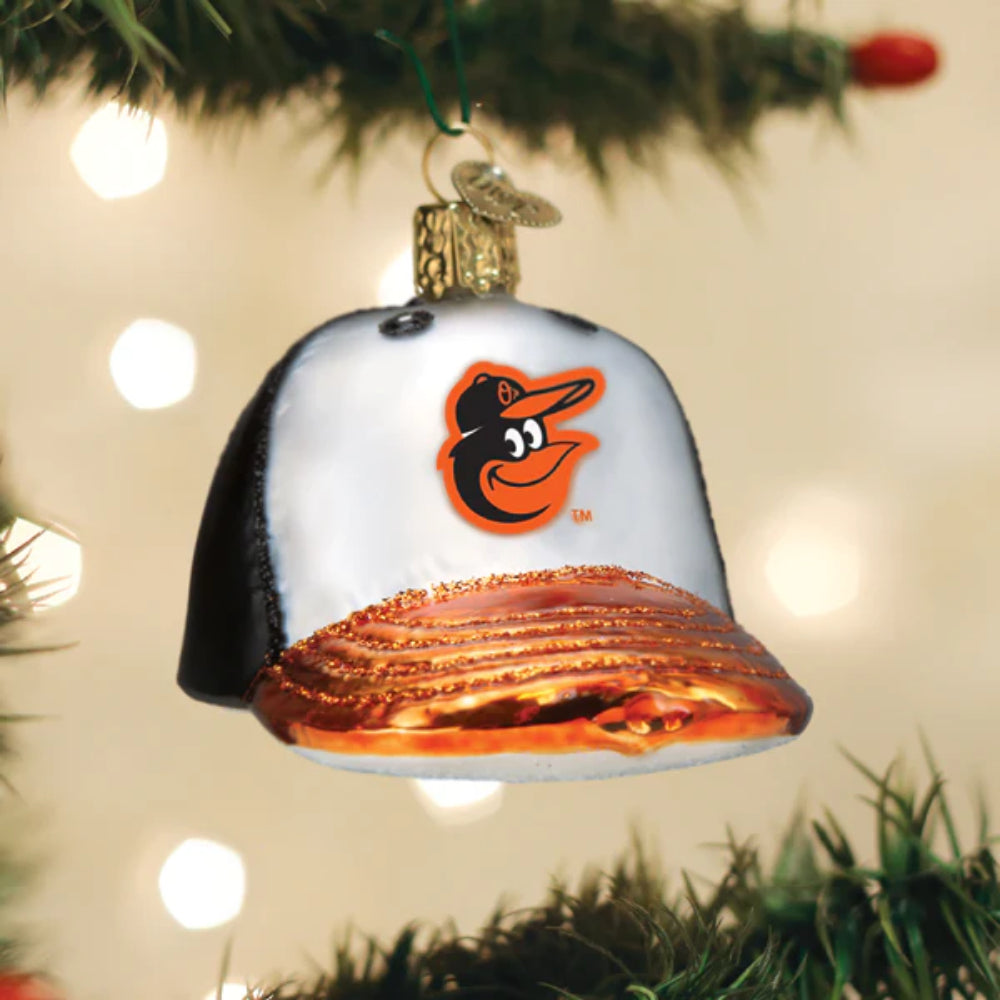 OWC Orioles Baseball Cap Ornament