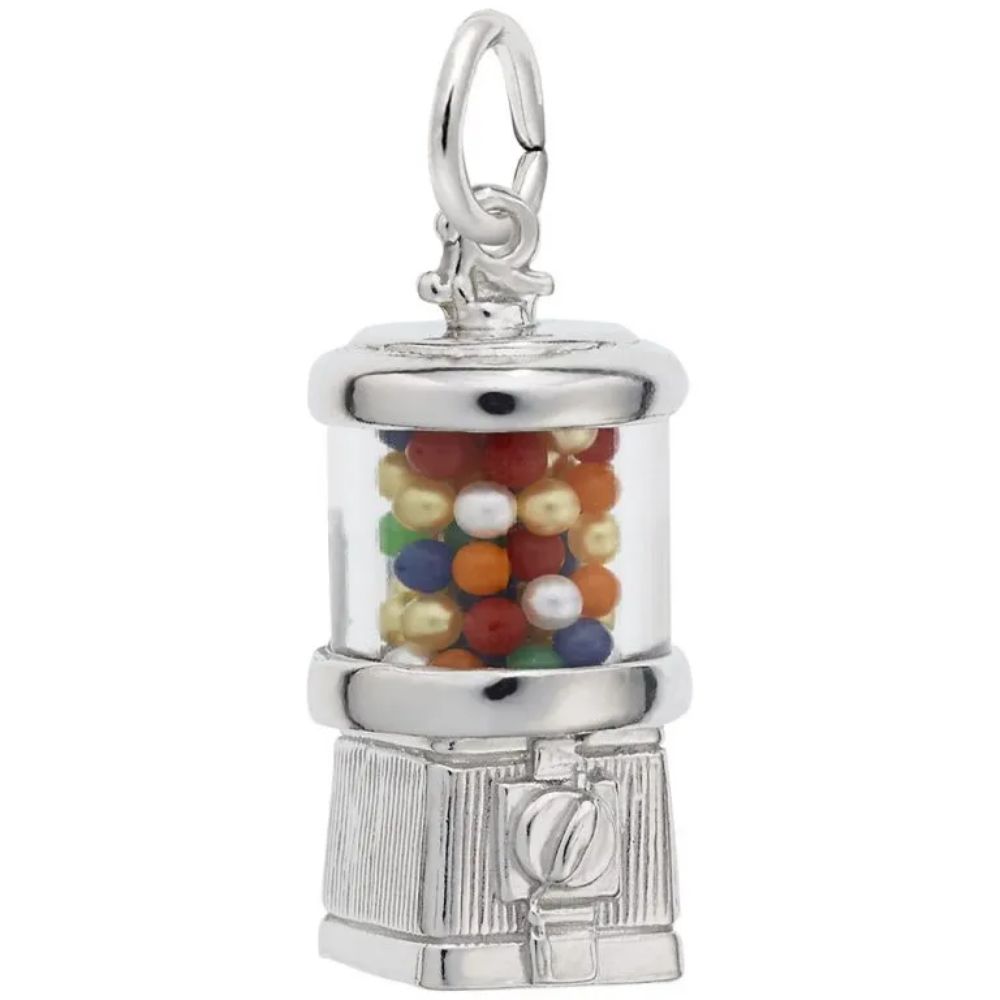 Sterling Silver Gumball Machine Charm