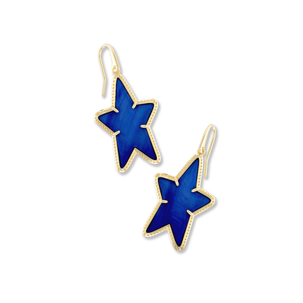 Kendra Scott Ada Star Gold Drop Earrings