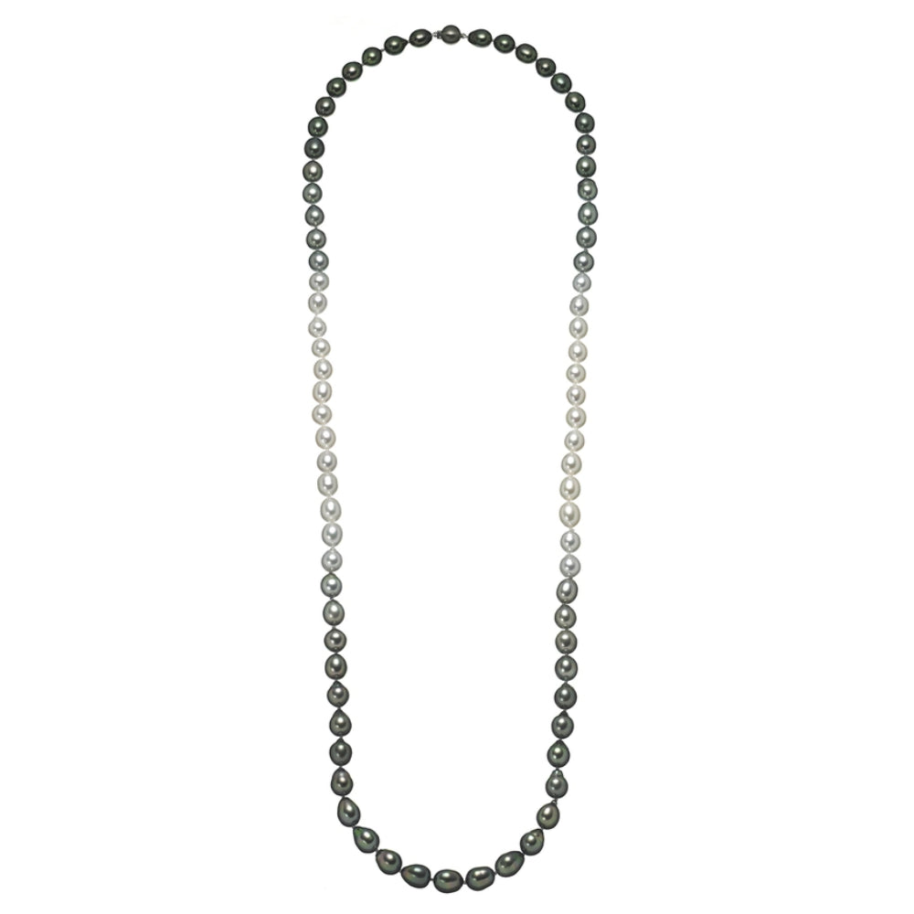 Tahitian and White South Sea Pearl Necklace