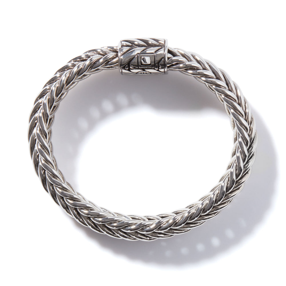 John Hardy Kami 15mm Silver Chain Bracelet 7.75"
