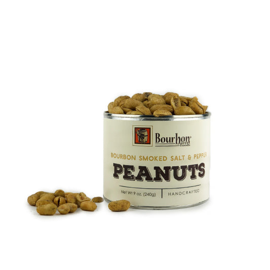 Bourbon Smoked Salt & Pepper Peanuts - 9oz