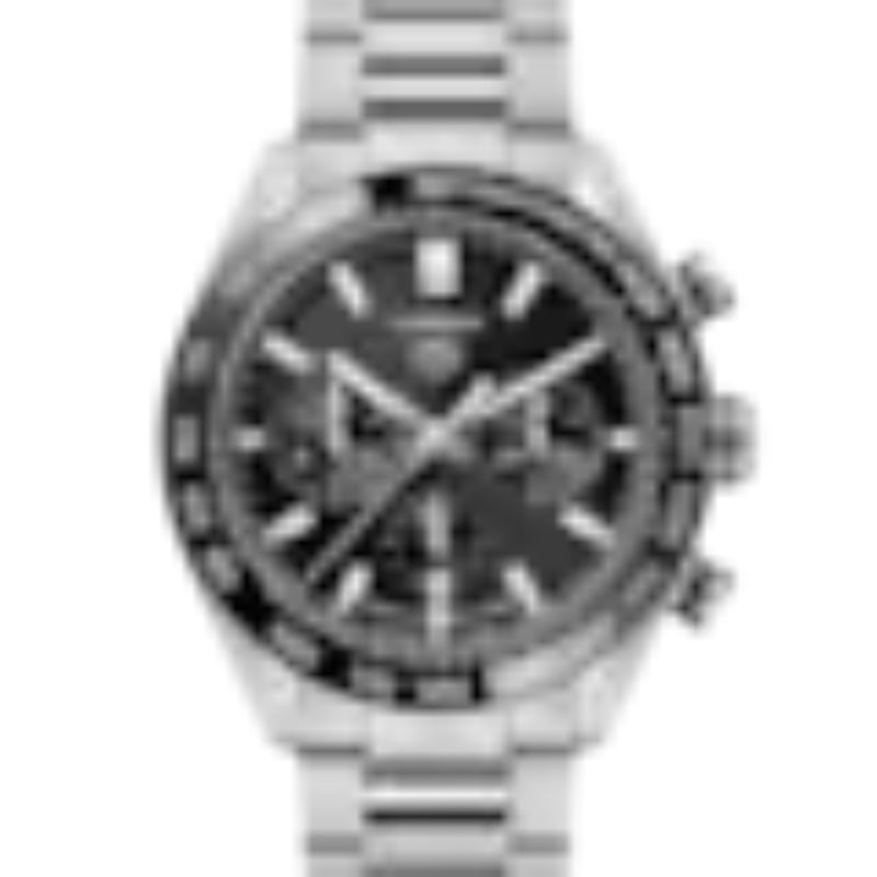 Tag Heuer Carrera 44mm Automatic Chronograph - Black/Steel