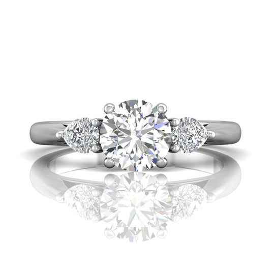 Martin Flyer FlyerFit Three Stone Engagement Ring