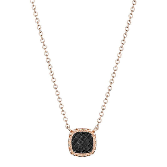 Tacori Petite Cushion Gem Necklace with Black Onyx