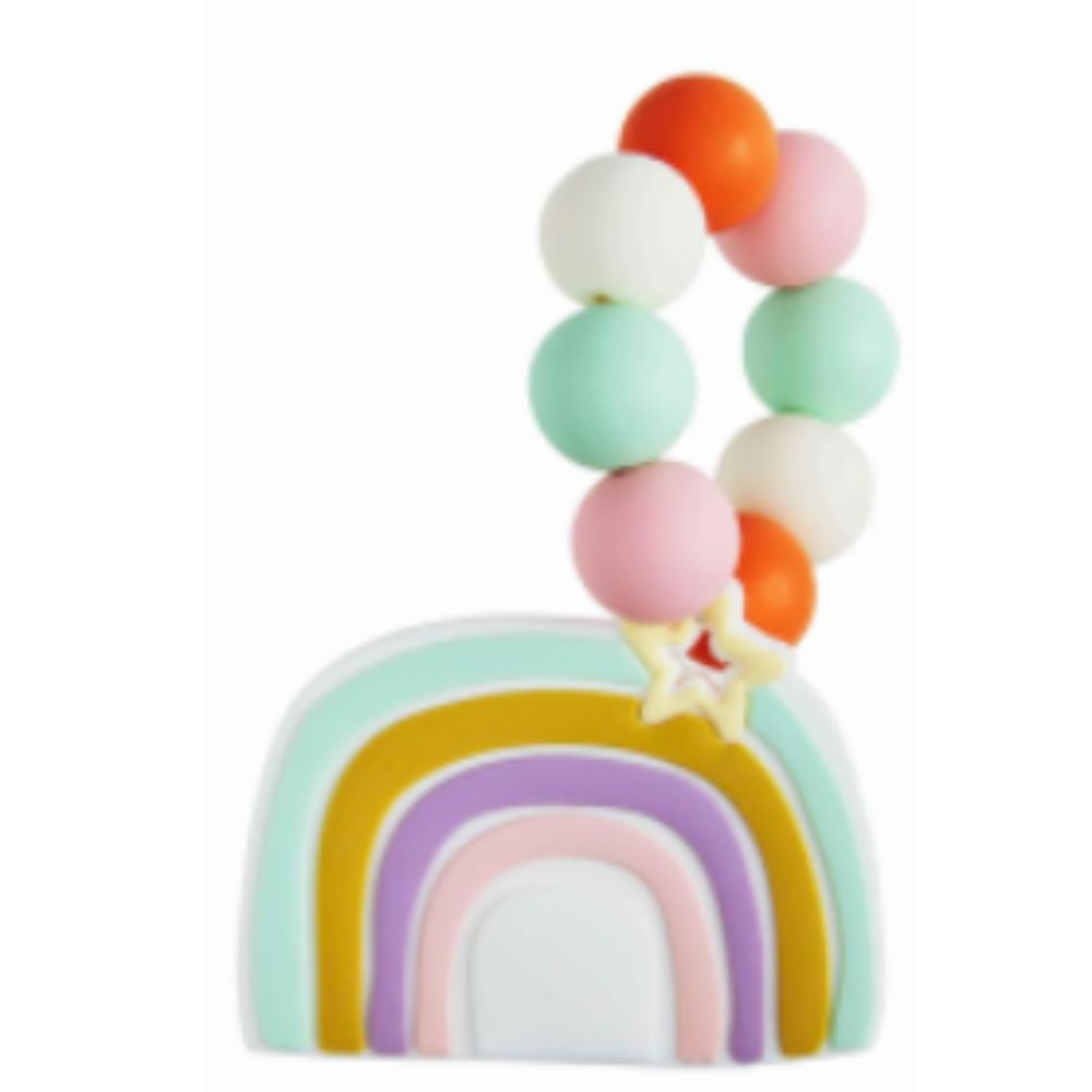 Mud Pie RAINBOW Silicone Teether