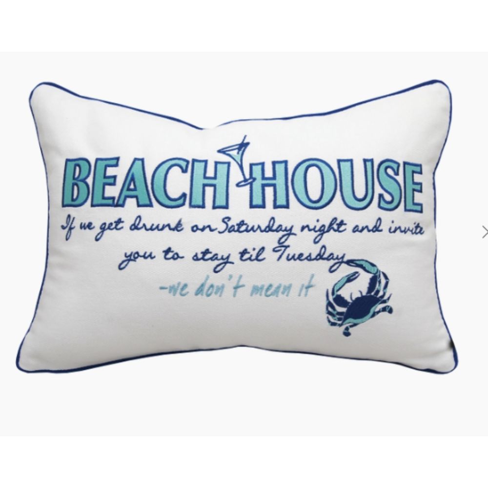 Beach House Inspiration Indoor/Outdoor Pillow