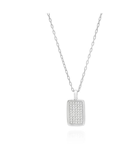 Anna Beck Rectangular Engravable Necklace