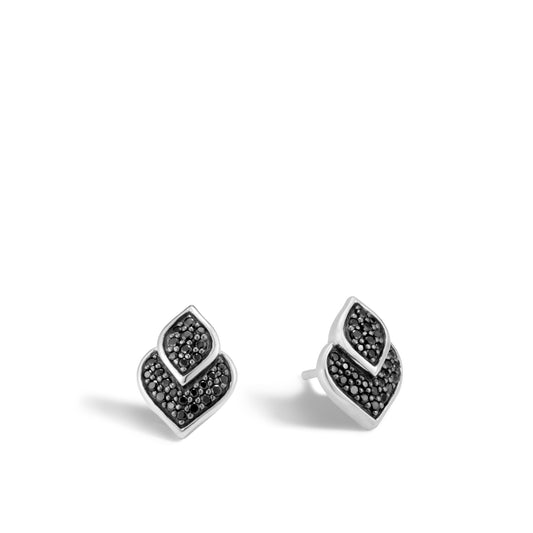 John Hardy Legends Naga 13x9.5mm Black Sapphire Stud Earring