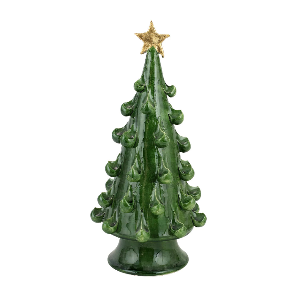 Vietri Foresta Medium Tree with Gold Star