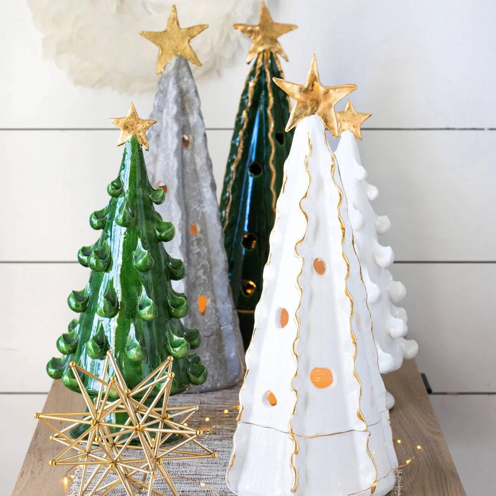 Vietri Foresta Medium Tree with Gold Star