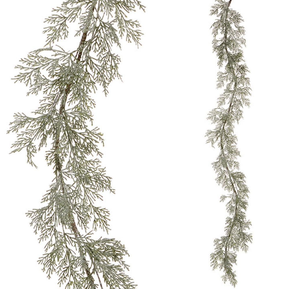 Iced Cedar Garland