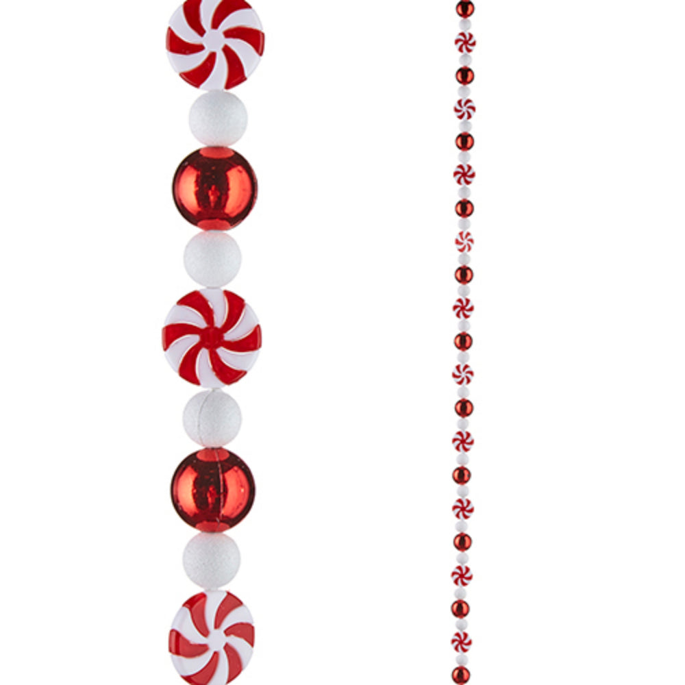 Raz Imports Peppermint Candy 6' Garland