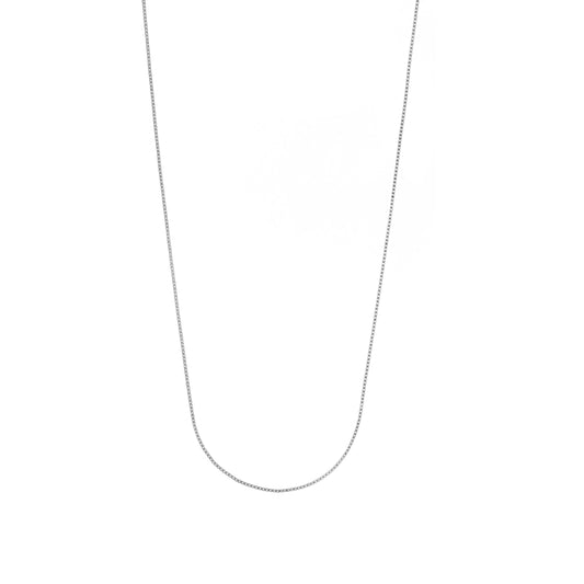 Sterling Silver Box Chain, 20-22 Inches